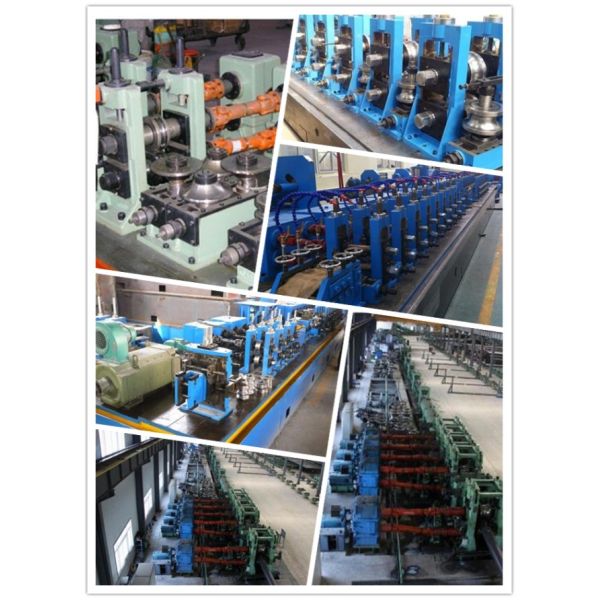 Hi Precision Hf Straight Seam Welded Tube Mill Machine With Hydraulic Control System