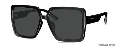 2022 HOT SELL OVERSIZED SQUARE WOMAN SUNGLASSES 76032 PLASTIC GREY LENS COLOR NON POLARIZED