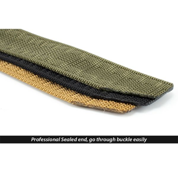 Magnetic Alloy Nylon Mesh Belt 120cm Quick Release Buckle Belt