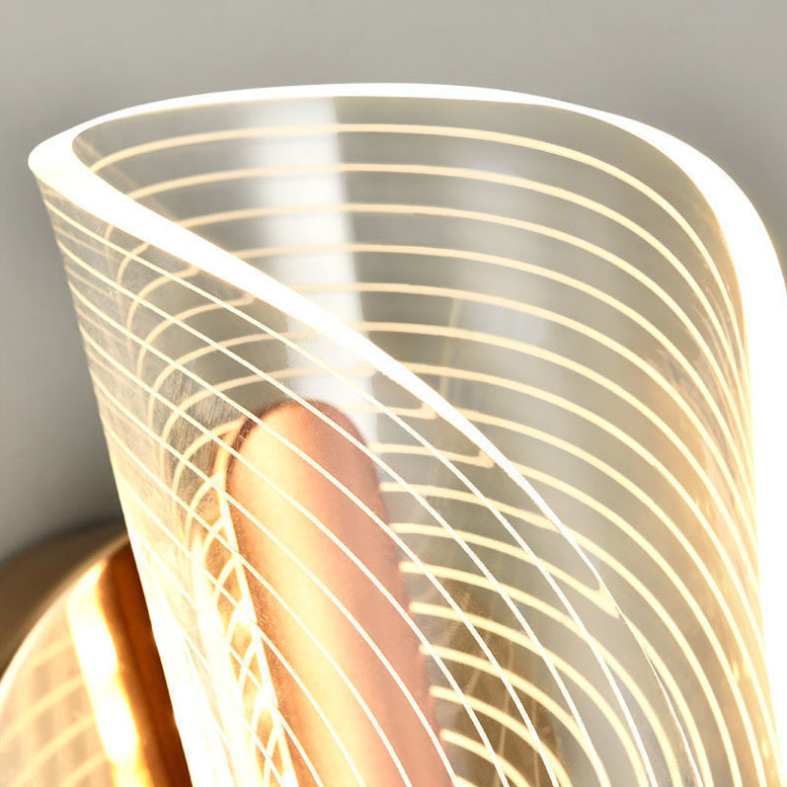 Lumière murale de chambre de lit de luxe luminaire murale de salon de télévision de fond nordique