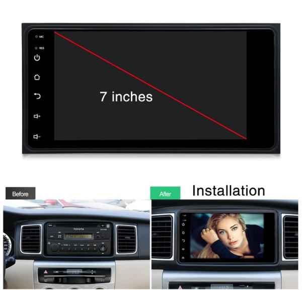 7 Inch Android Auto 2 Din Radio Android 9.1 Car Stereo Universal Multimedia Player 16GB