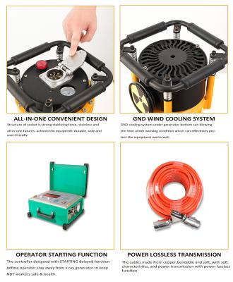 Industrial X Ray NDT Radiography Equipment Portable For Pressure Vessel Fabrication