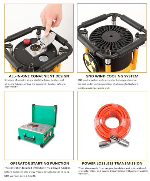 Industrial X Ray NDT Radiography Equipment Portable For Pressure Vessel Fabrication