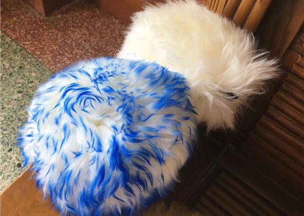 Luva vermelha amarela da lavagem de carros de lãs do Merino, luvas da limpeza do carro da pele de carneiro com absorção alta
