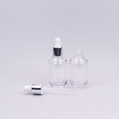 13/410 PETG Skin Care Dropper Tiny Dropper Bottle With Rubber Dropper Head