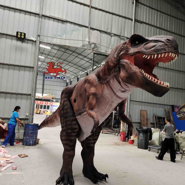 Подгонянные звуки возраста костюма 8м динозавра музея реалистические длинные взрослые