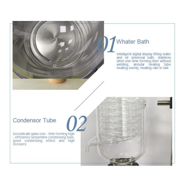 Кристаллизатор Evaporatore CBD Distillar вакуума роторного испарителя лаборатории