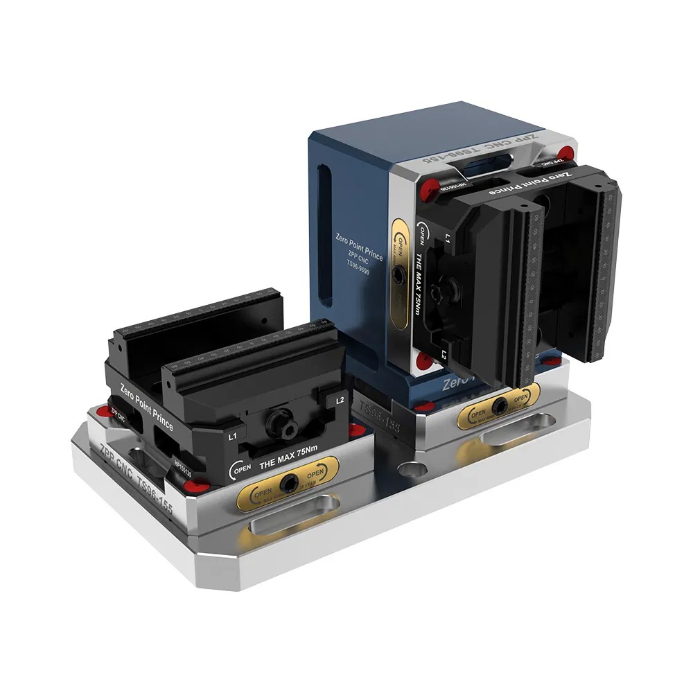 Ts96 Multi Axis CNC Modular Combo Zero Point Fixture for Machining