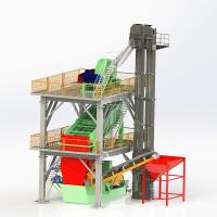 Technologie humide Machine de fabrication de sable à faible usure avec une capacité de 150 à 180 t/h