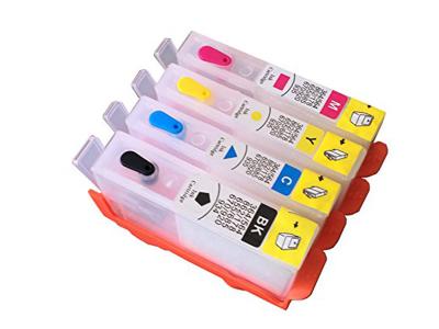 4 Colors Compatible Printer Ink Cartridges , Compatible Inkjet Cartridge For HP 655