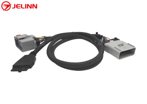 PT30 ELD Device Cable 14Pin RP1226 Y Cable for Electronic Logging Device Heavy Duty Trucks in North America