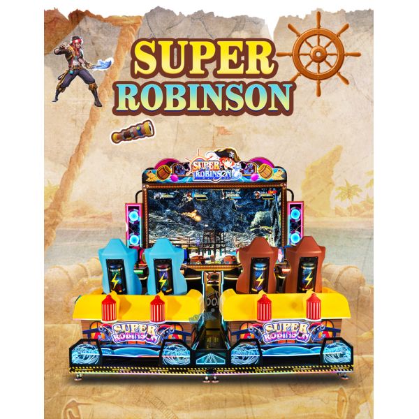 Coin Operated Simulator 4D Game Machine Super Robinson without Cabinet