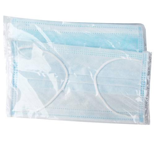 Blue / White Anti Dust Earloop Medical Mask , Fiberglass Free Medical Face Mask