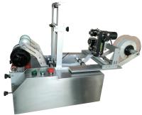 Labeler semi automático redondo plástico 50KG do aplicador da etiqueta da garrafa 400W