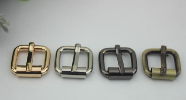 Wholesale Factory Bag Accessories Custom 17 MM Gunmetal Color Iron Metal Roller Pin Buckles For Belts