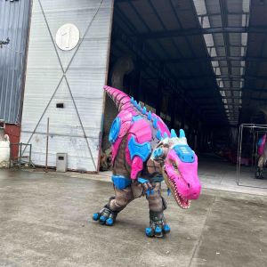 Event Atmosphere Create Interactive Dinosaur Costume With Light Weight