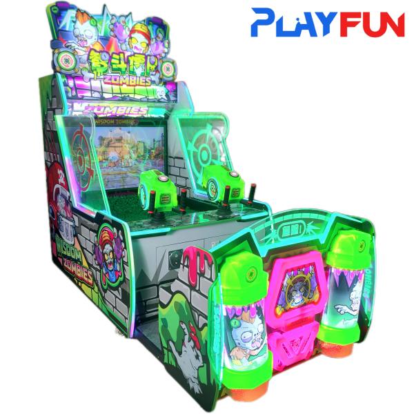 Máquina de jogos de água louca Zombie Shooter Máquina de jogos de resgate de água