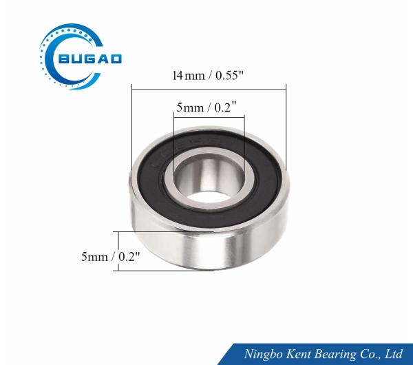 605-2RS Deep Groove Ball Bearing 5x14x5mm Sealed Shielded
