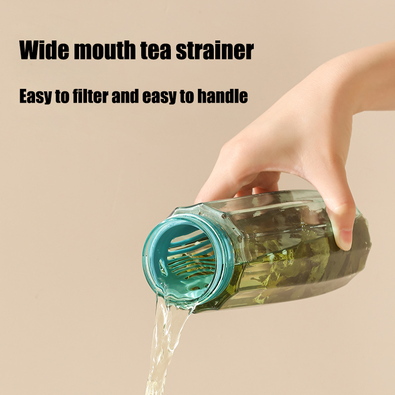 Students Outdoor Portable Kettle with Tea Separator and Customized Color Plastic Cup