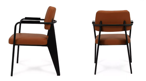 Ресторан рамки металла пальто порошка предводительствует кожу современного простого кресла мягкую