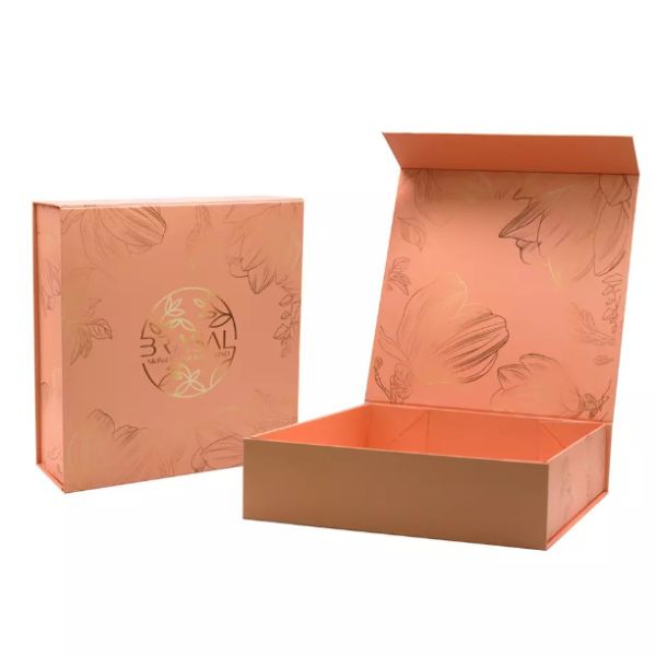 Magnet Folding Gift Paper Packaging Box For Skin Care Products Perfume