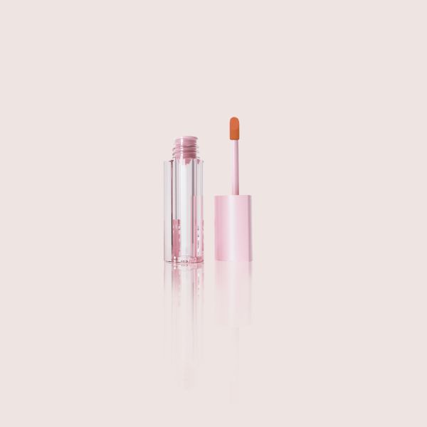 87.0mm Height Heart Shape Empty Lipstick Container PETG Lip Stain Tube GC317