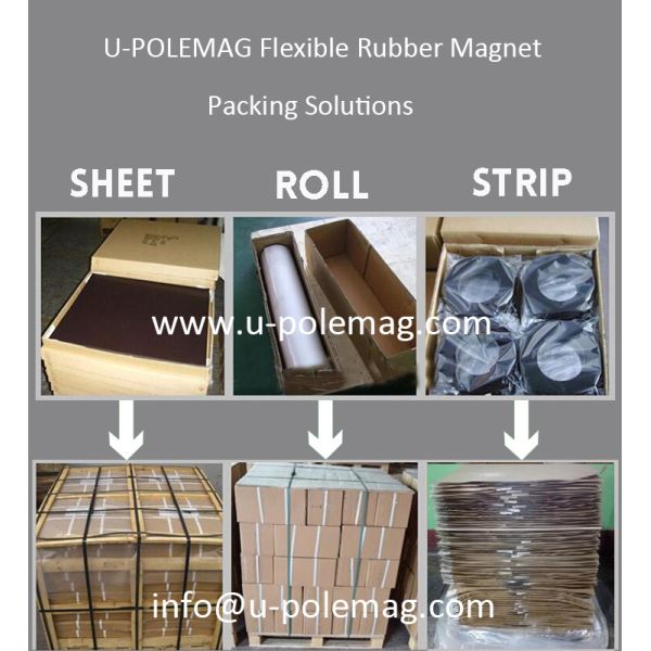 Industrial Magnet Processing Service Cutting A4*0.5mm Rubber Magnet Plain Magnetic Sheet