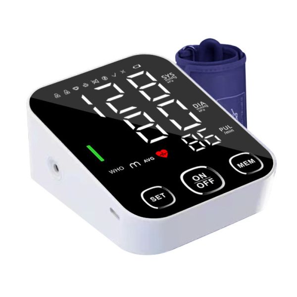 Digital Blood Pressure Sphygmomanometer 6V With Large LCD Display's Blood Pressure Monitors  For Home Use