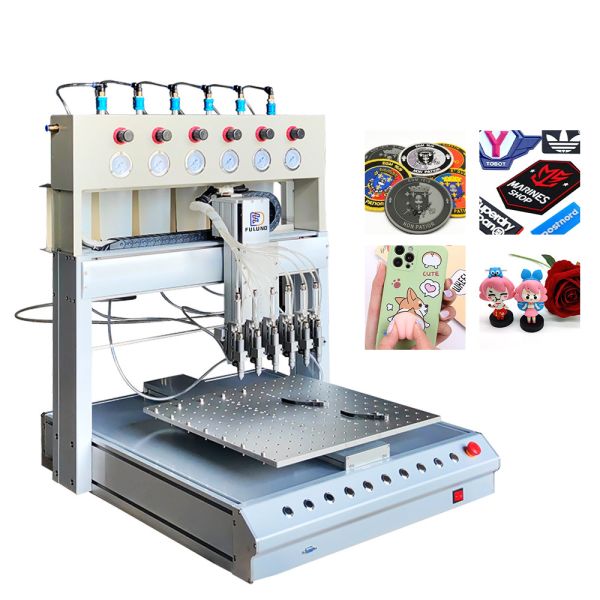Silicon case pvc label rubber patch machine silicone manufacturing machines