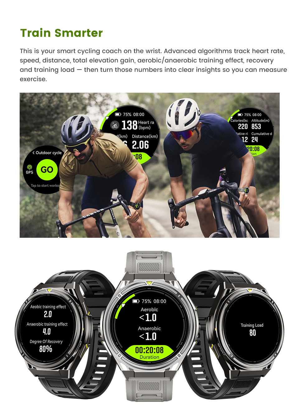 SHUANXIANG Smart Watch X2 PRO 5 ATM Waterproof HD AMOLED Display Barometer Altimeter Compass Heart Rate Monitor 100+ Fitness