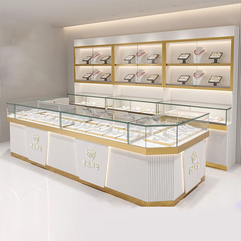 Modern Luxury Jewelry Display Cases: Stylish Glass Display Cases Designed Specifically for High-end Jewelry Retailers