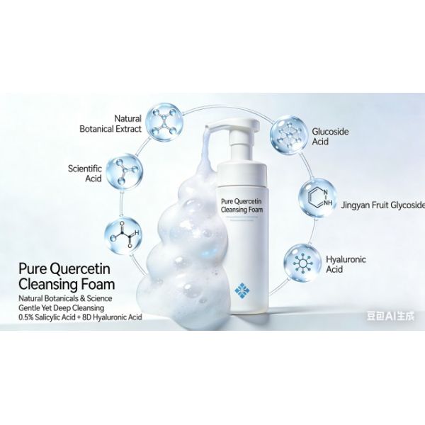 Quercetin Bubble Cleanser: Oil Control & Hyaluronic Acid Moisturizing