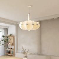 Chandelier en soie de salon moderne dans le style Wabi-Sabi