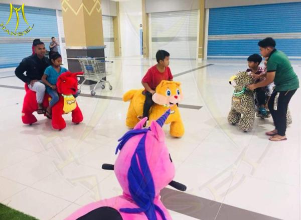 Hansel funfair moving coin operated children ride on car for shopping mall