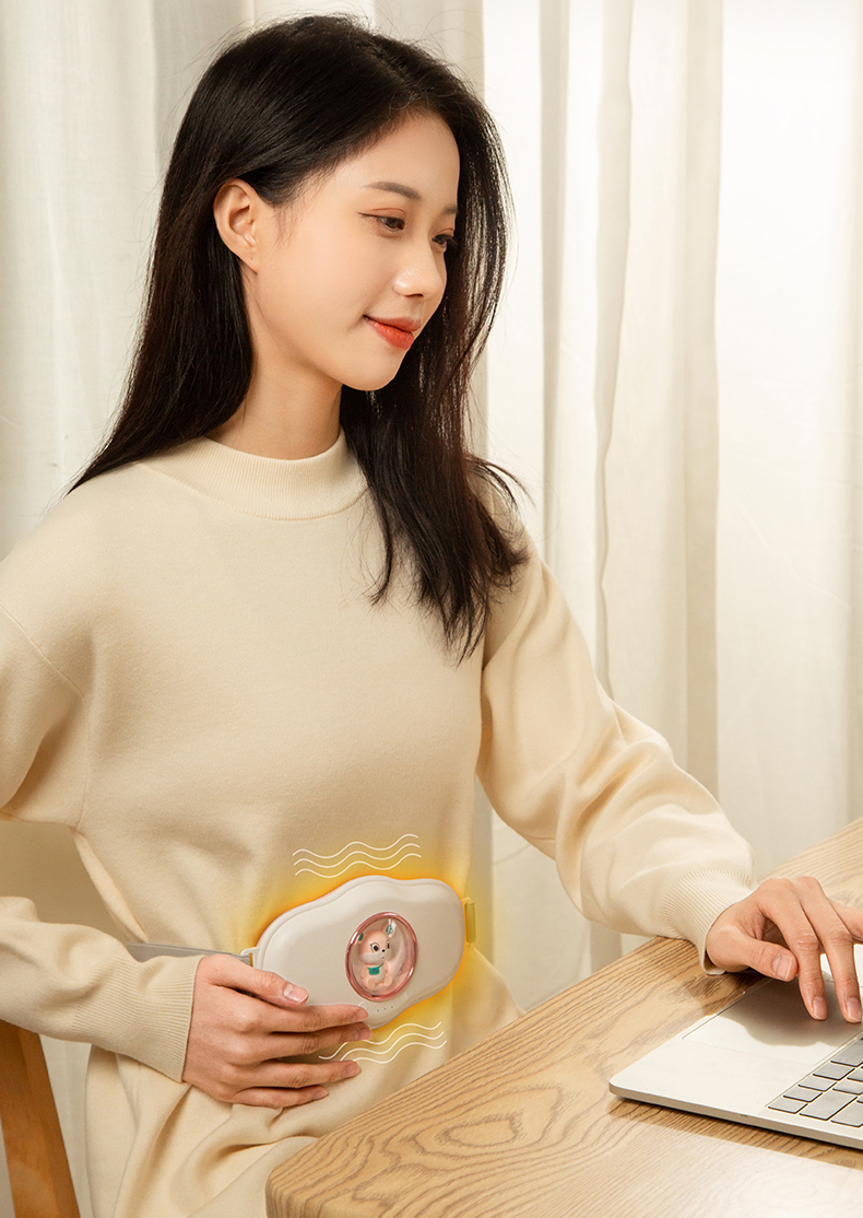 Electronic Control Abdominal Heating Belt for Hot Compress and Vibration Massage