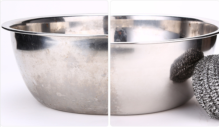 Spiral Shape 410 / 430 Stainless Steel Scrubbers , Steel Scouring Pad Without Hurting Hands