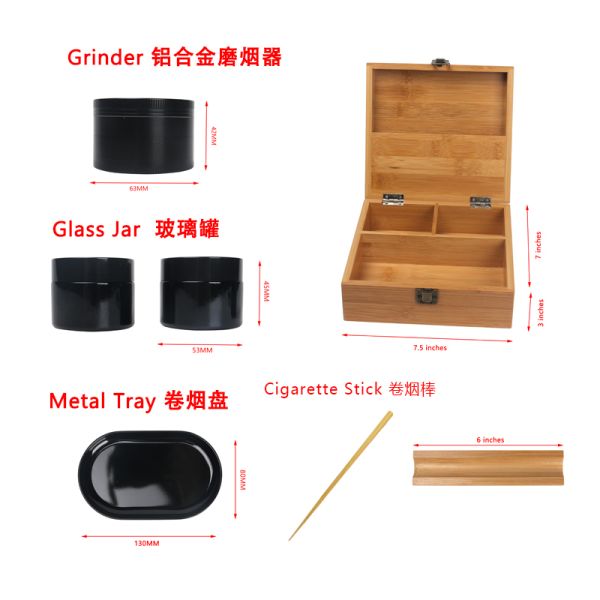 Large Decorative Wood Smoker Storage Box Home Wall Hanging Room Decoration High Quality Feng Shui Great Christmas Birthday Gifts