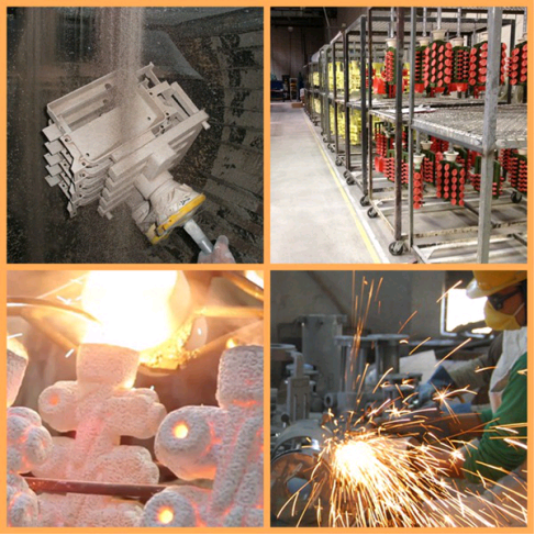 Потерянный держатель лампы отливки точности отливки вклада стали углерода воска