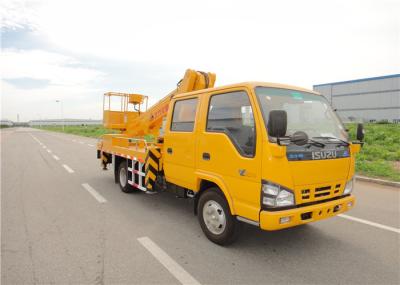 6475kg Weight 4x2 Drive KaiFan Aerial Work Platform Truck 18M Telescopic Boom