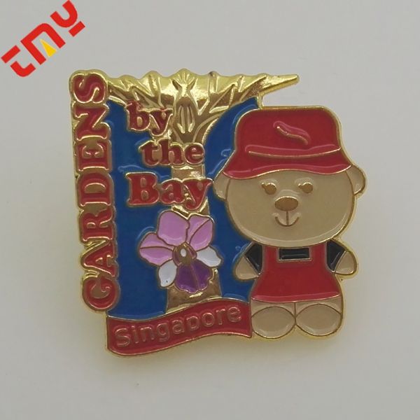 Custom Metal Znic Alloy Domino'S Pizza Lapel Pin Badge For Garnament