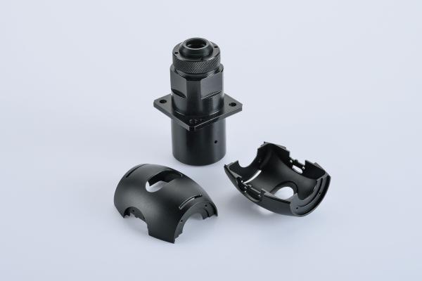precision machining black AL6061 aluminum parts for OEM SCOPE MOUNT BLK ACCESSORIES