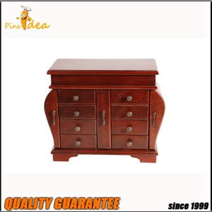 TOP QUALITY Luxury European Style Antique White Jewelry Box for Wemen with Lock