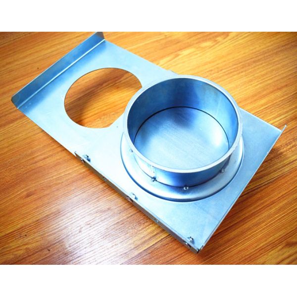 Трубопроводы Ac промышленных ворот пыли ручные сползая и сталь демферов прочная гальванизированная