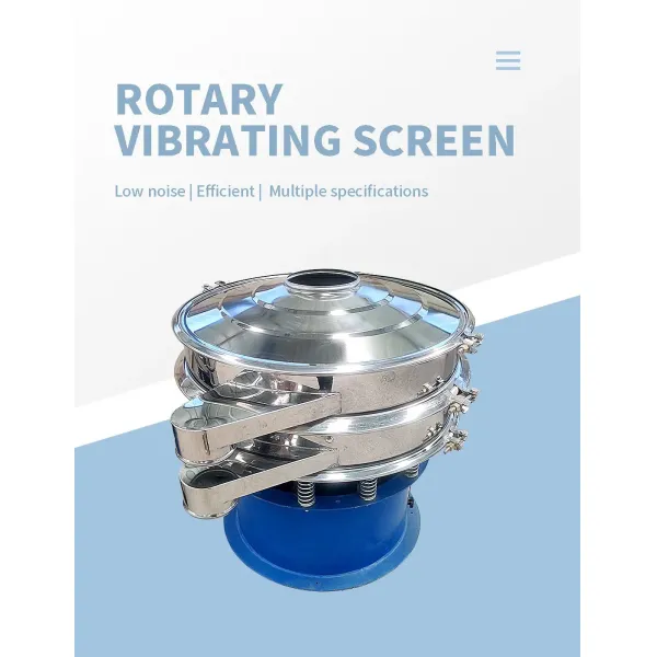 Multi Layer Electric Rotary Vibrating Sieve Vibrating Sifter For Silica Sand