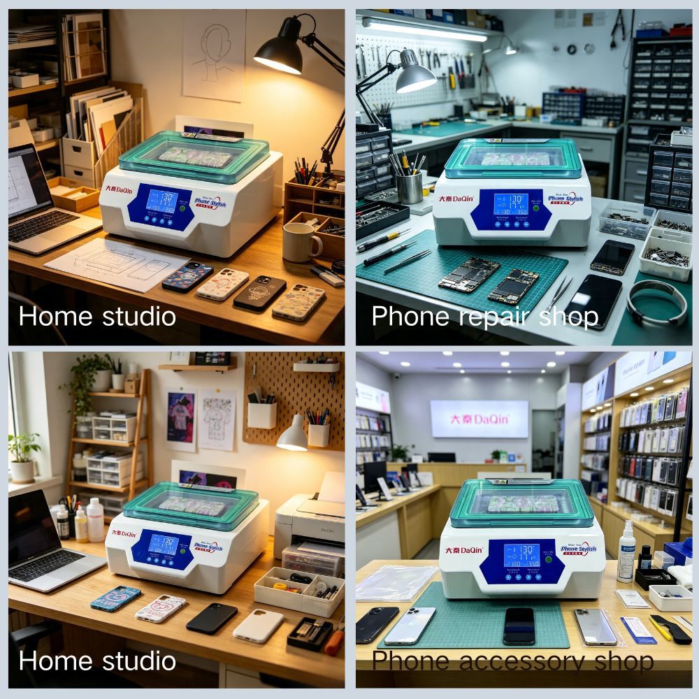 3D Sublimation Printing Machine with 40°C - 130°C Working Temp and Multi-color 360° Vacuum Full-wrap Technology for Phone Cases