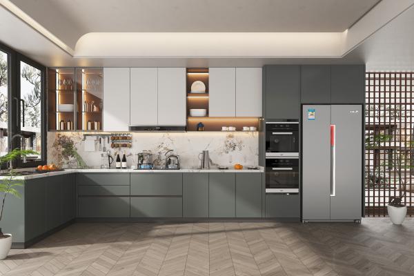Wholesale Wood Kitchen Furniture Hotel Apartment Kitchen Cabinet Home Use