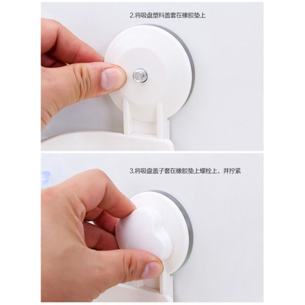 Toilet Gargle Shower Suction Shelves For Bathroom Wash Sets