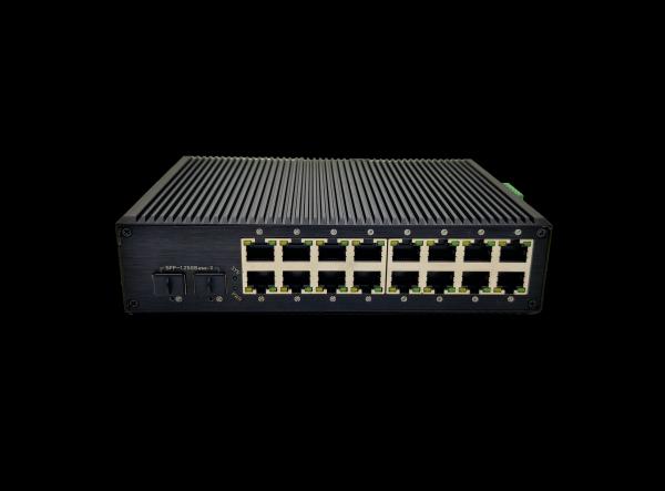 16+2F Gigabit Network Managed Industrial Ethernet Switch