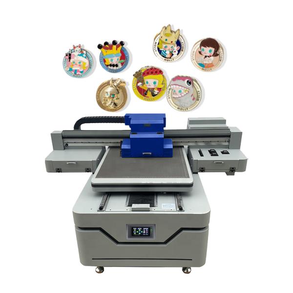 Pen Shop High Quality Outlet A1 Size 6090 UV Flatbed Printer XP600 I1600 I3200 Head for Plastic/Acrylic/Metal/Phone Case