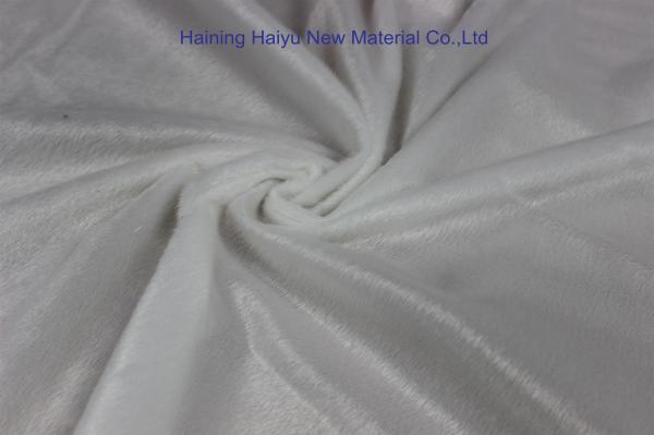 Warm Soft Toy Making Fabric 100% Polyester Minky Fabric 28S Knitted Garment Fabric